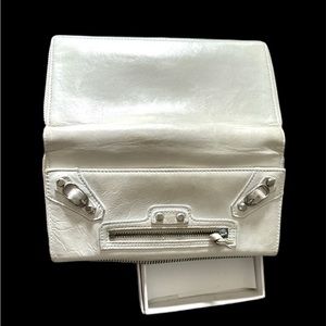 Balenciaga White Wallet